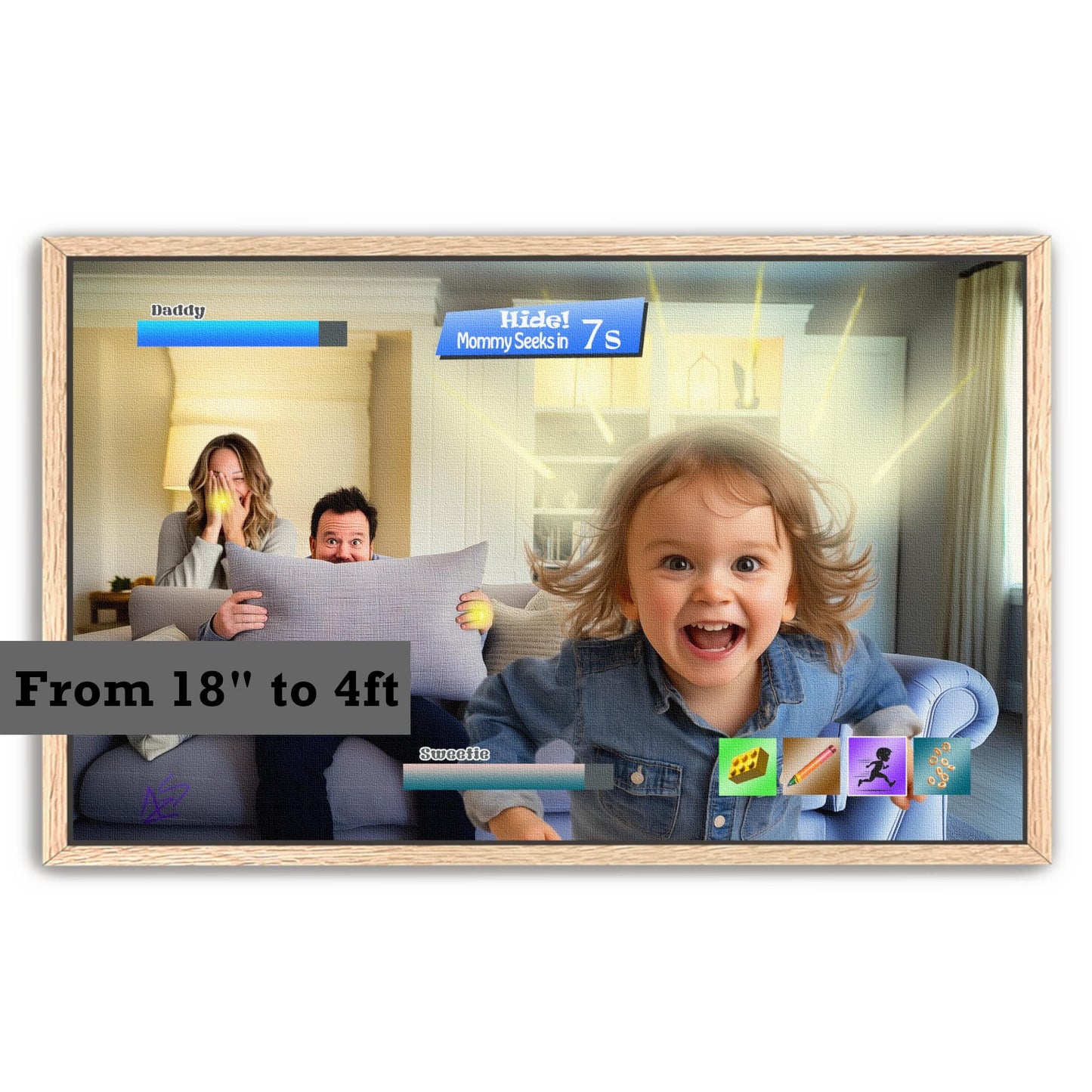 Winning at Life by ASZ | Giclee Canvas Print