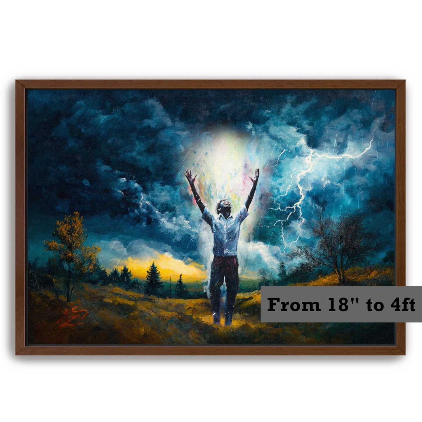 I AM in the Storm by ASZ | Giclee Canvas Print