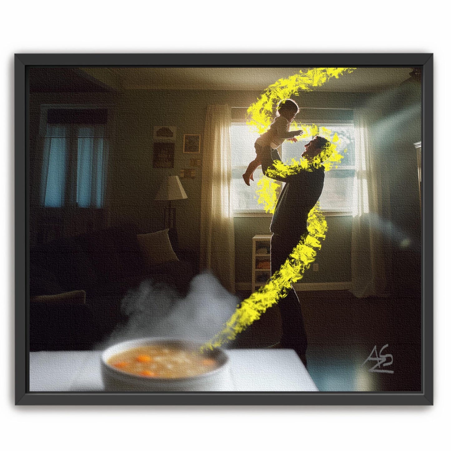 Hot Soup by ASZ | Giclee Canvas Print
