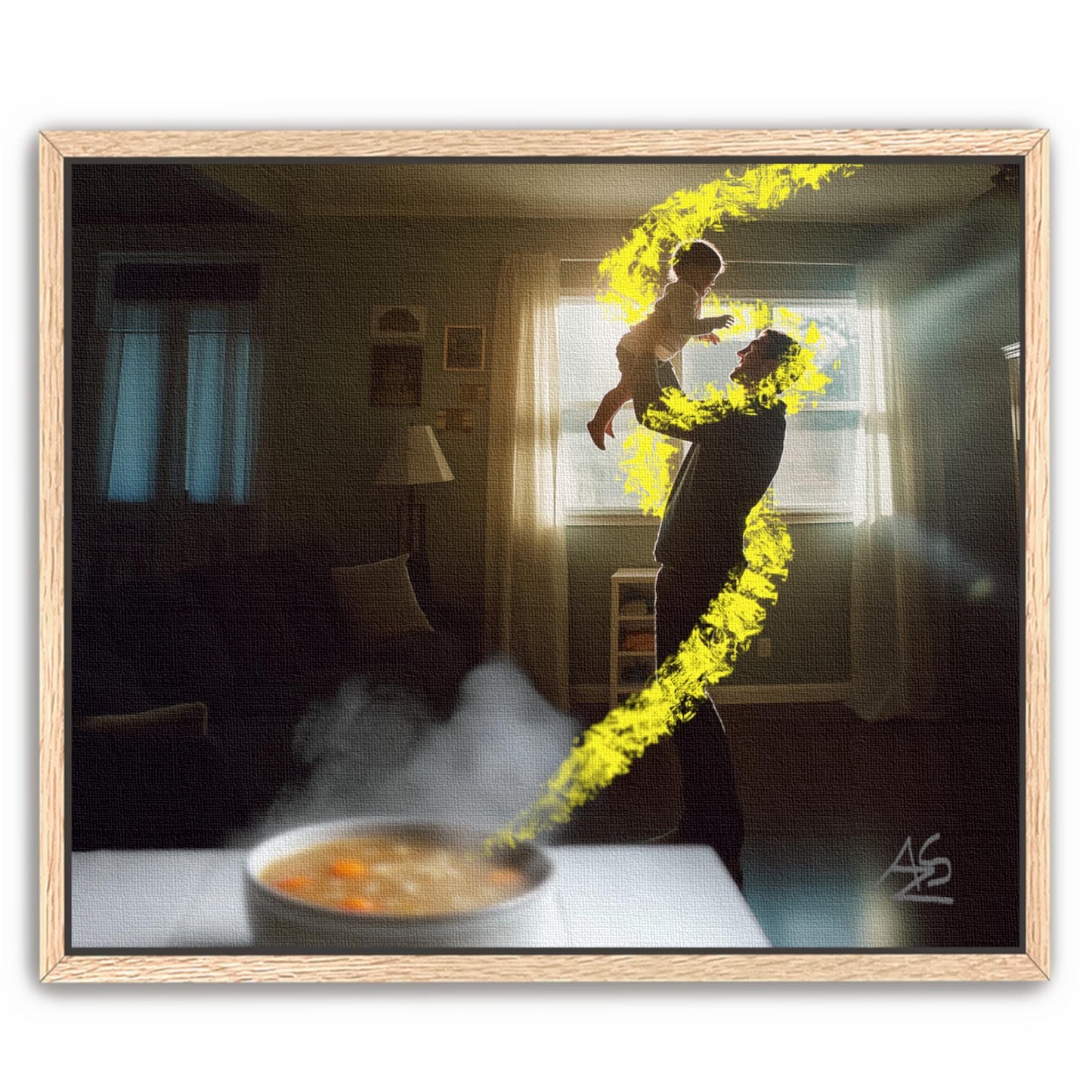 Hot Soup by ASZ | Giclee Canvas Print