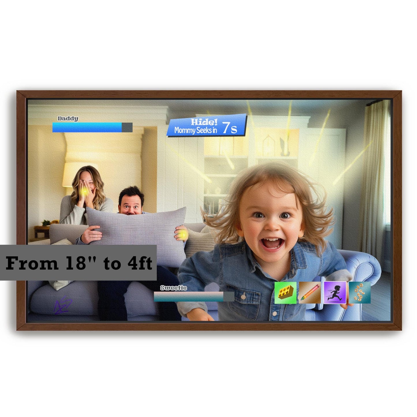 Winning at Life by ASZ | Giclee Canvas Print