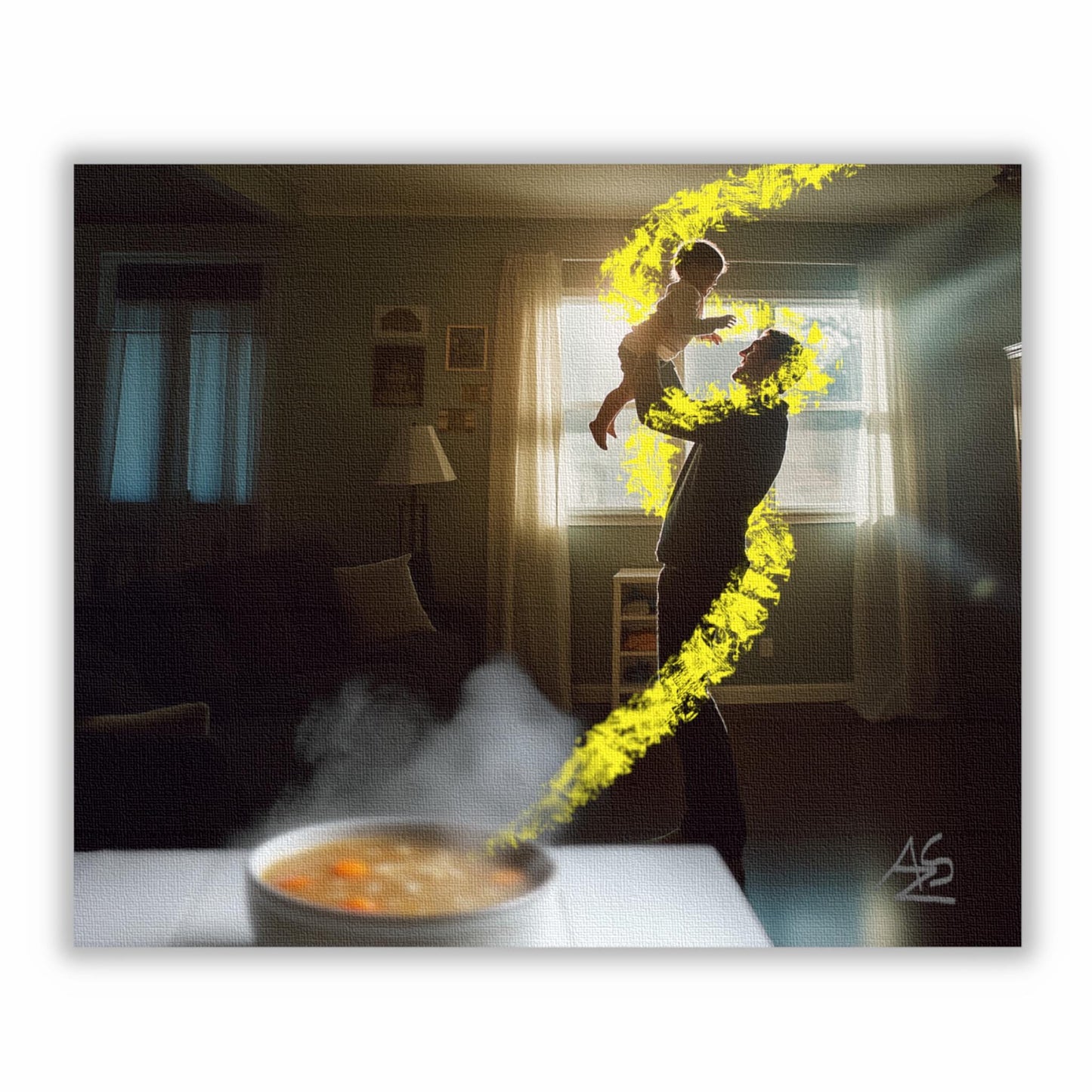Hot Soup by ASZ | Giclee Canvas Print