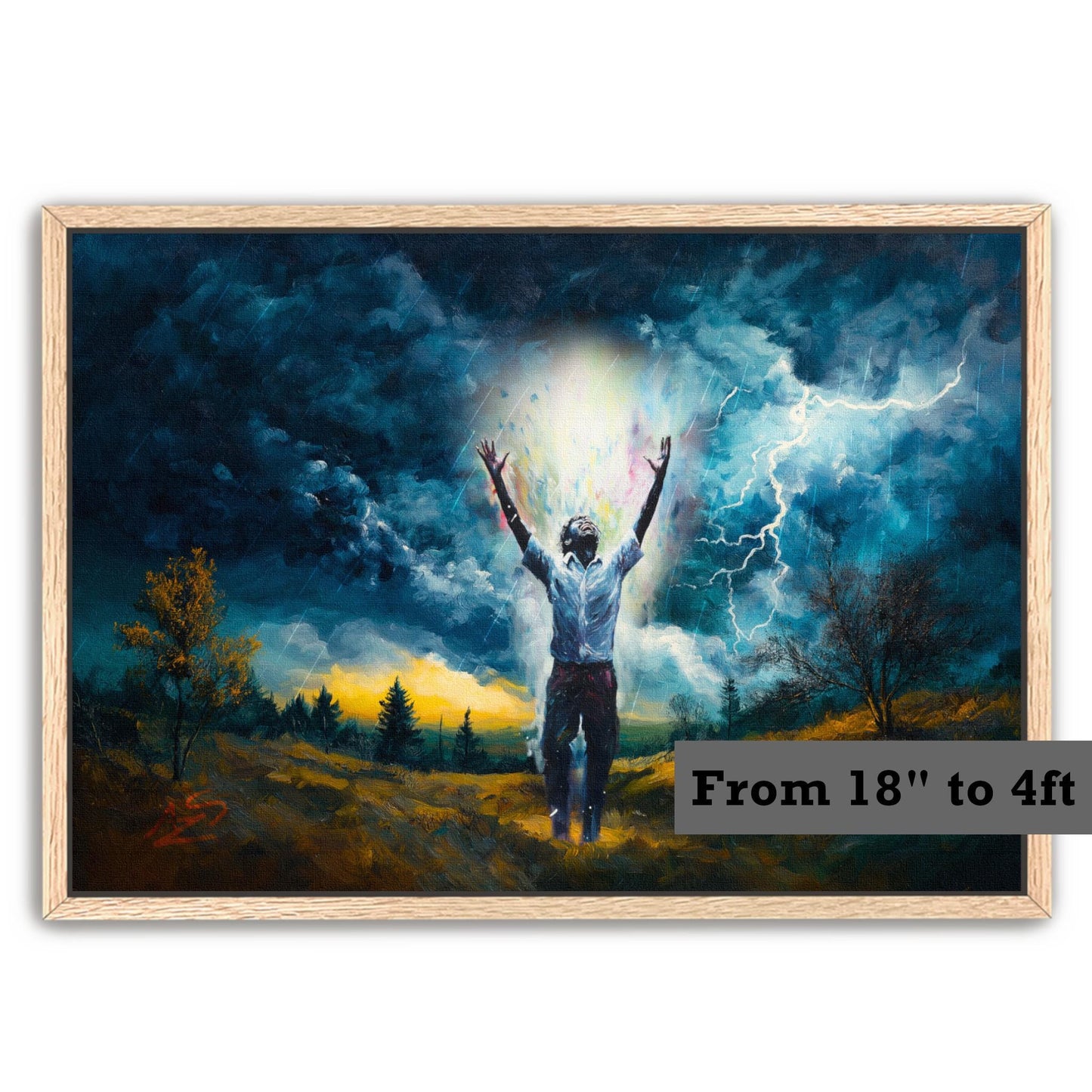 I AM in the Storm by ASZ | Giclee Canvas Print