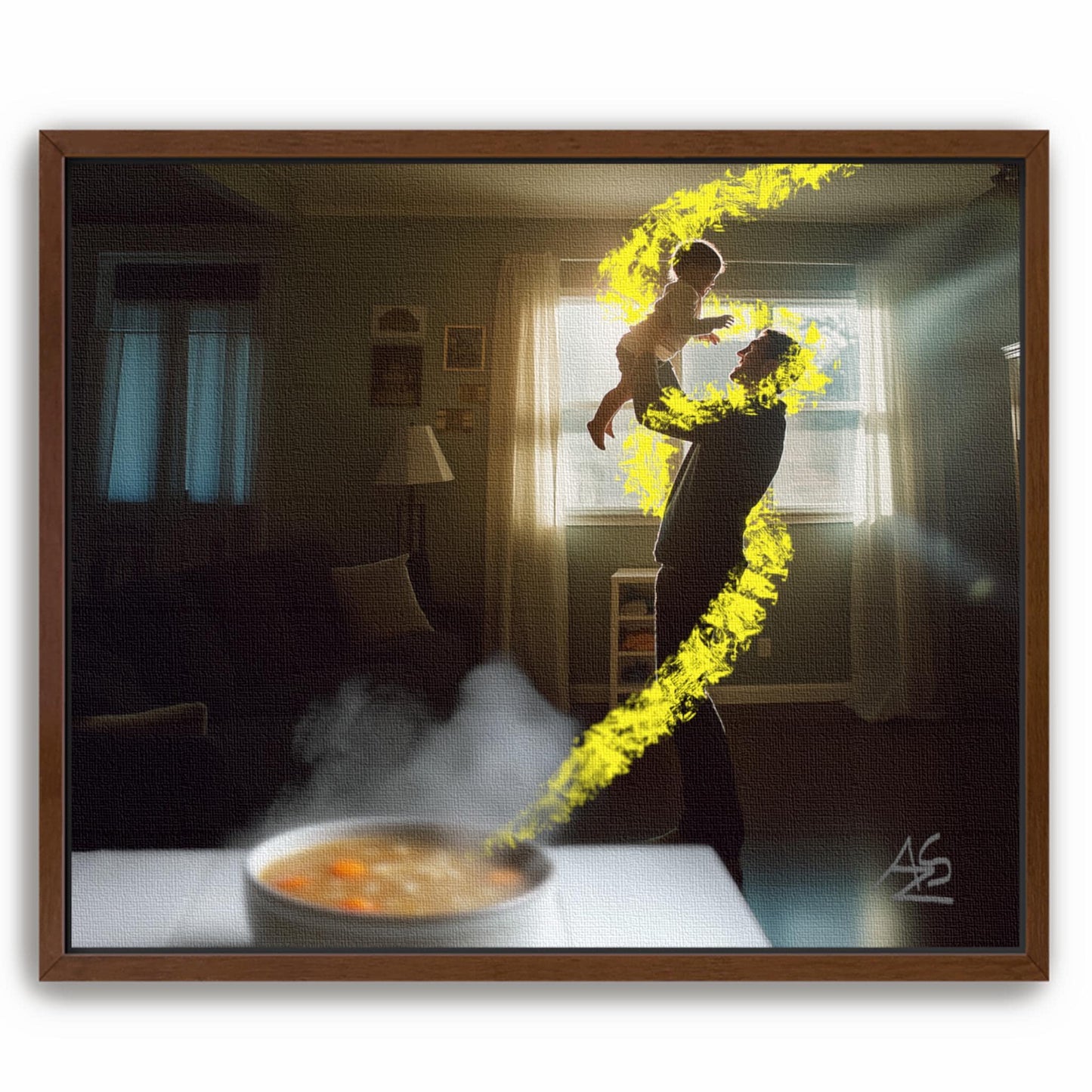 Hot Soup by ASZ | Giclee Canvas Print