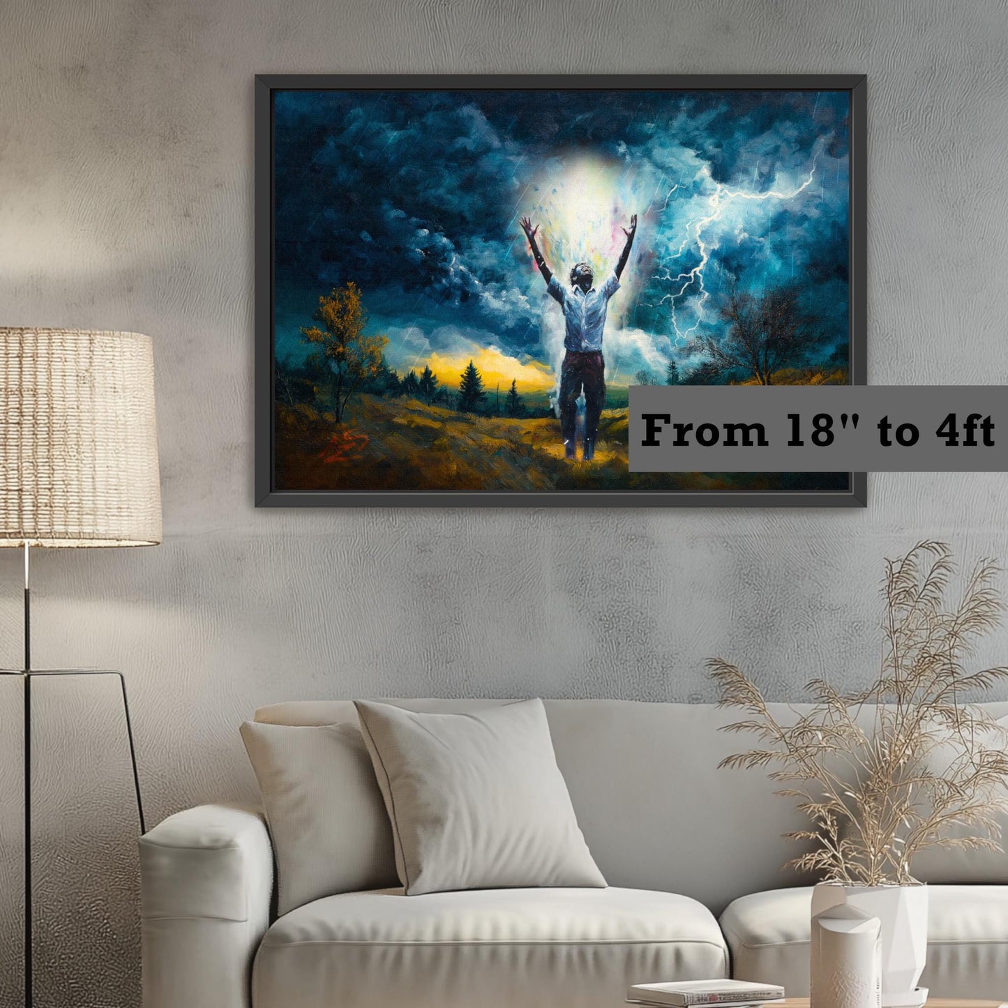 I AM in the Storm by ASZ | Giclee Canvas Print