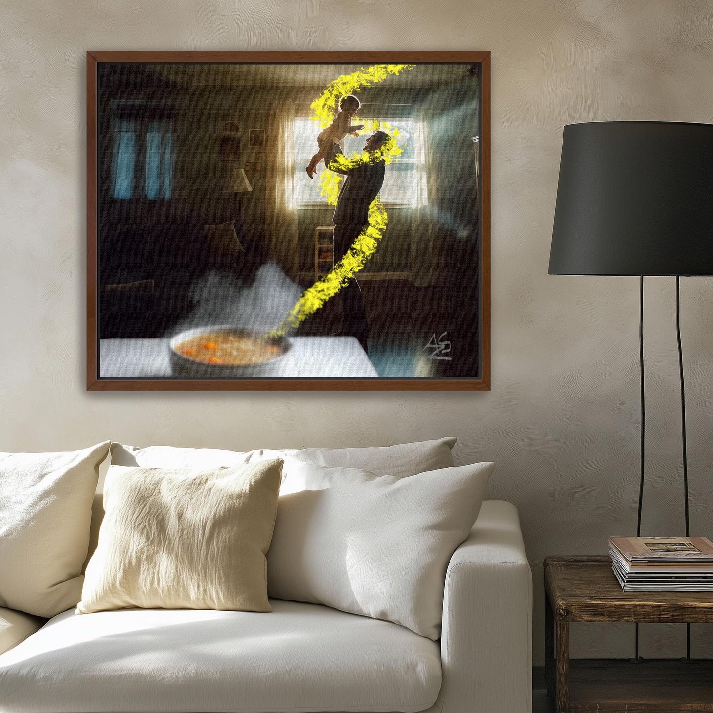Hot Soup by ASZ | Giclee Canvas Print