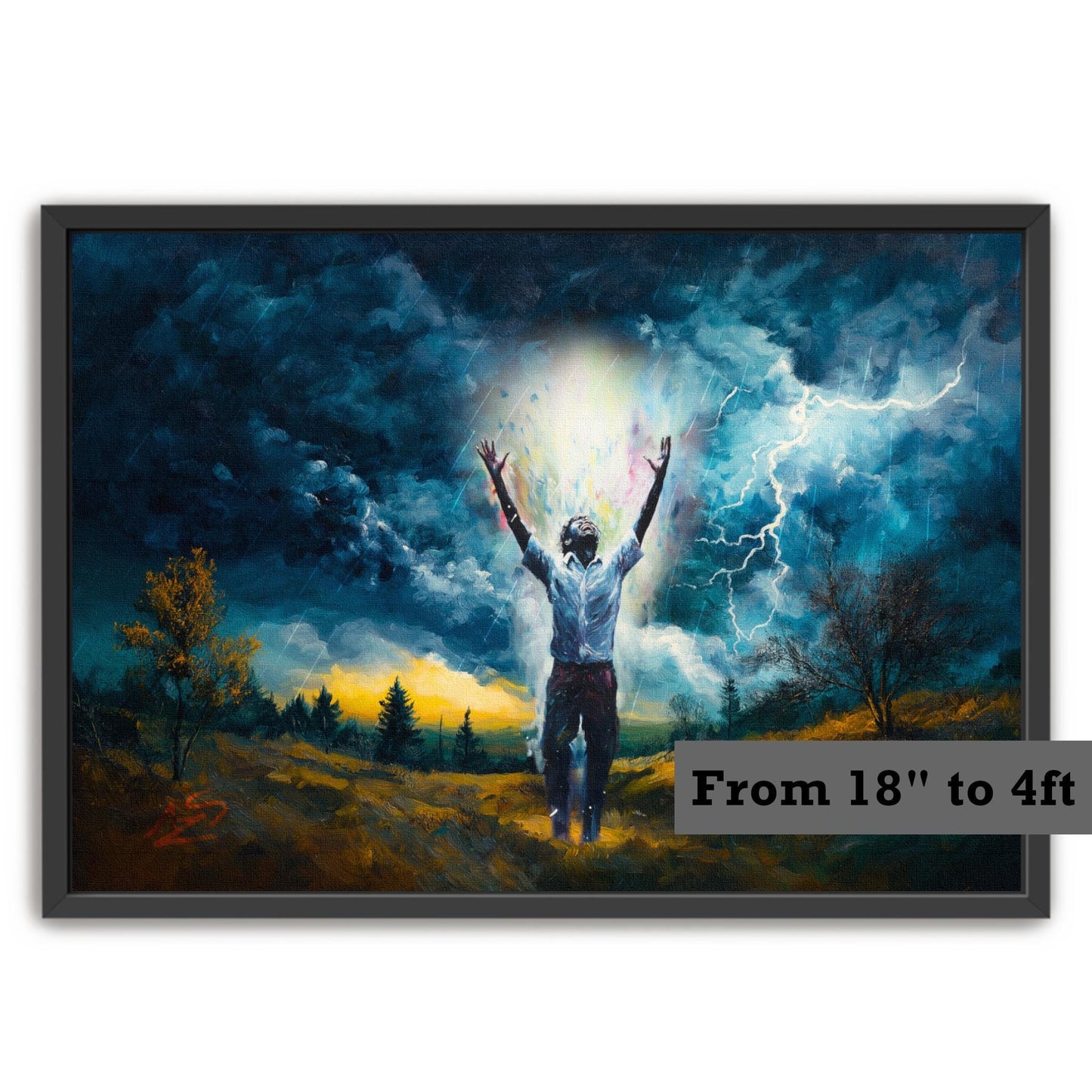 I AM in the Storm by ASZ | Giclee Canvas Print