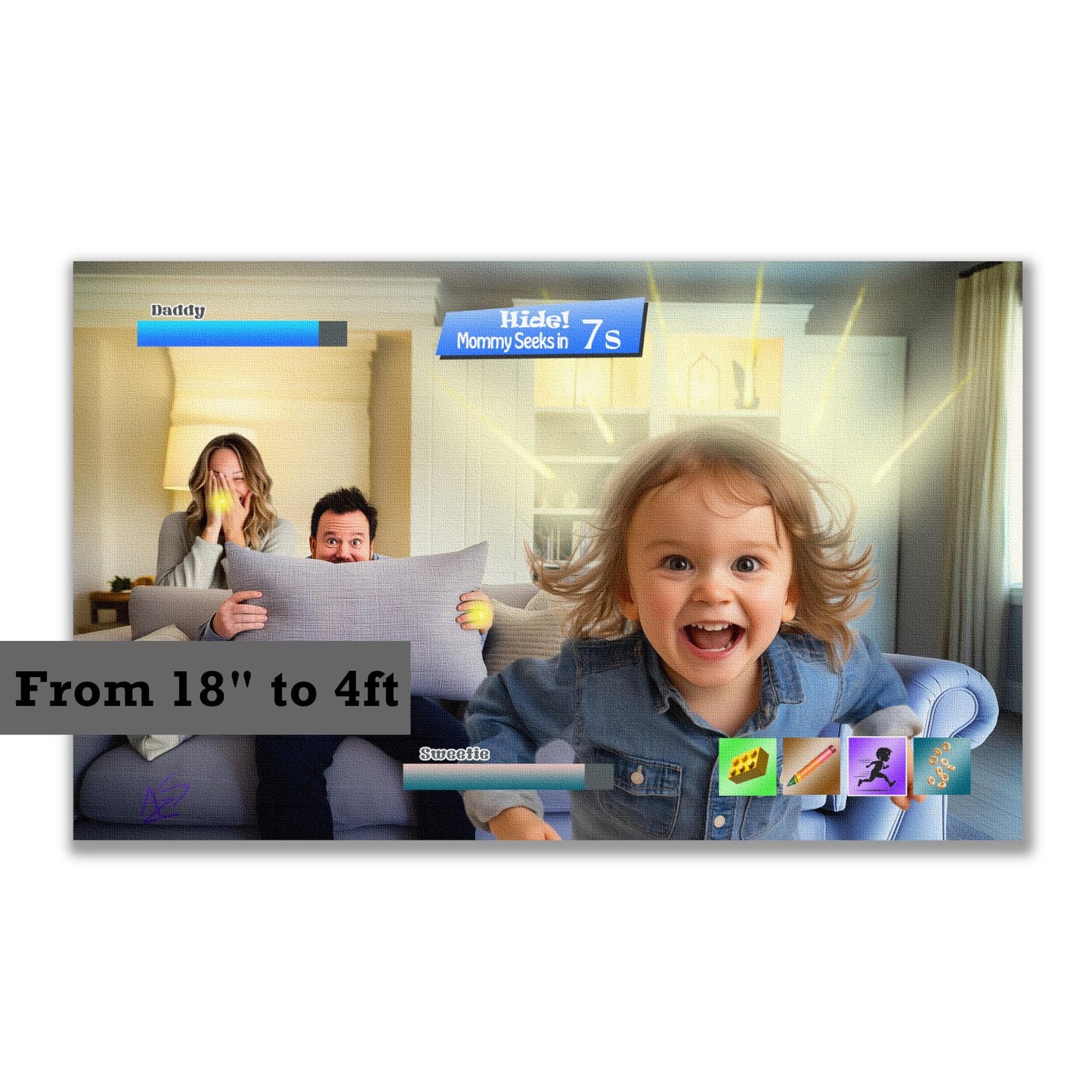Winning at Life by ASZ | Giclee Canvas Print