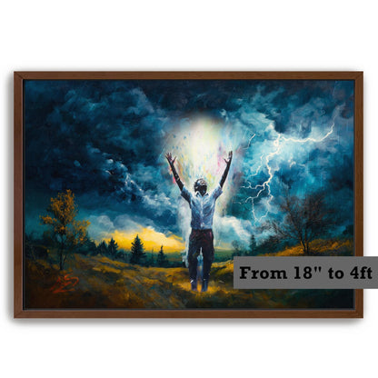 I AM in the Storm by ASZ | Giclee Canvas Print