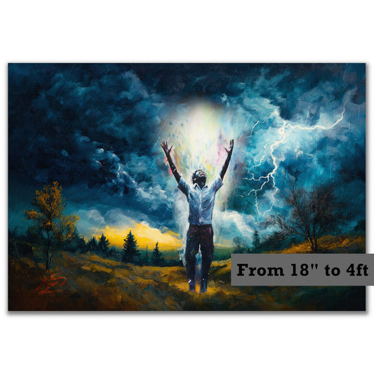 I AM in the Storm by ASZ | Giclee Canvas Print