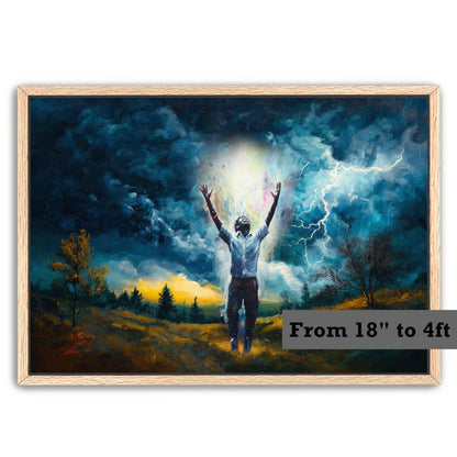 I AM in the Storm by ASZ | Giclee Canvas Print