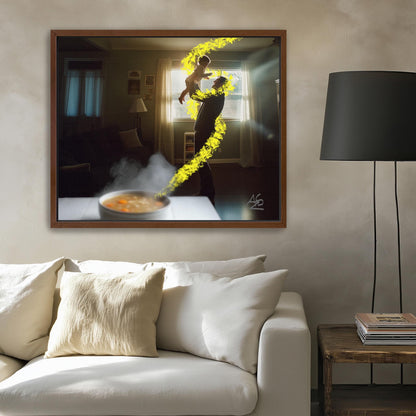 Hot Soup by ASZ | Giclee Canvas Print